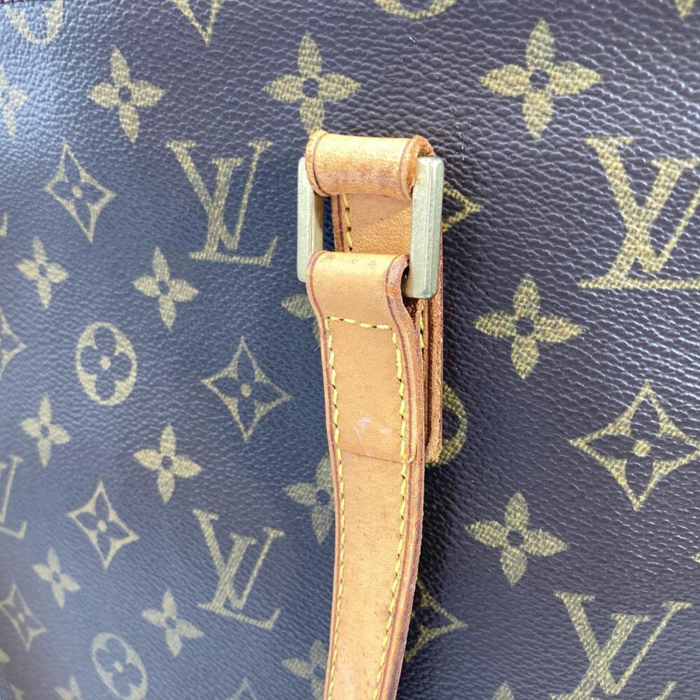 LOUIS VUITTON Authentic Brown Monogram Canvas Tote Bag - Picture 4 of 9